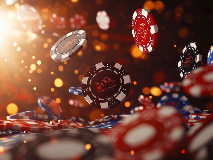 Domino tiles display on live table